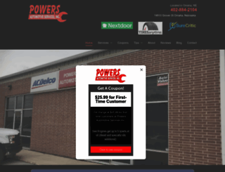 powersautomotiveservices.com screenshot