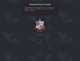 powerschool1.niskyschools.org screenshot