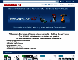powershop4u.com screenshot