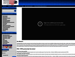 powersoccershop.com screenshot