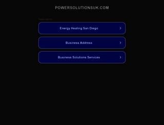 powersolutionsuk.com screenshot