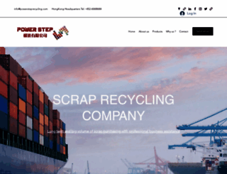 powersteprecycling.com screenshot