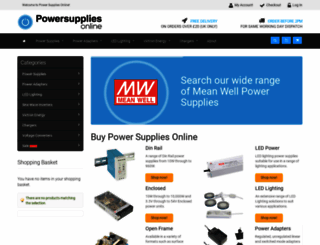 powersuppliesonline.co.uk screenshot