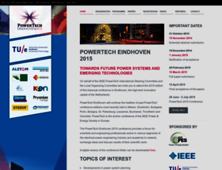 powertech2015-eindhoven.tue.nl screenshot