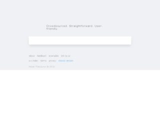 powerthesaurus.com screenshot
