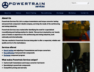 powertrainservices.com.au screenshot