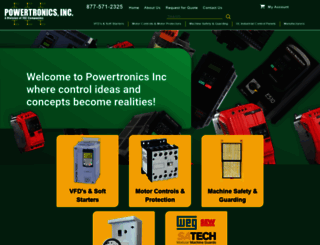 powertronicsinc.com screenshot