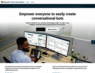 powervirtualagents.microsoft.com screenshot