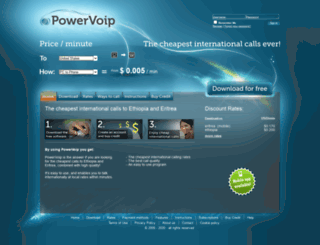 powervoip.com screenshot