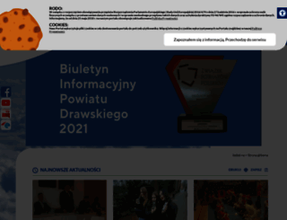 powiatdrawski.pl screenshot