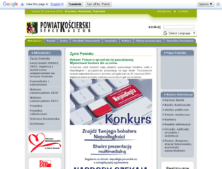 powiatkoscierski.pl screenshot