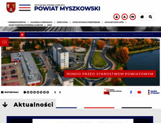 powiatmyszkowski.pl screenshot