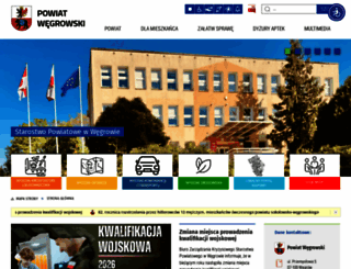 powiatwegrowski.pl screenshot
