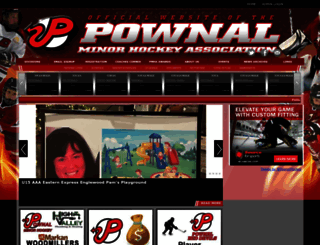 pownalminorhockey.com screenshot