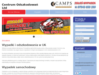 powypadkowecentrum.co.uk screenshot