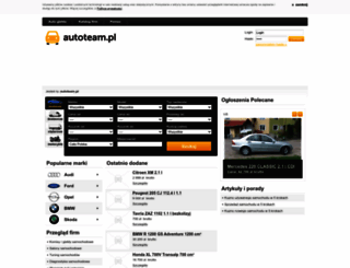 poznan.autoteam.pl screenshot