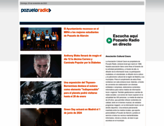 pozueloradio.es screenshot