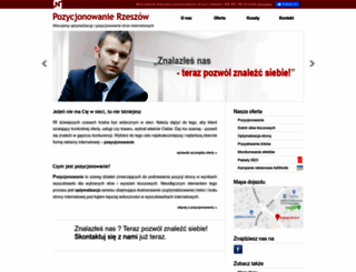 pozycjonowanie.rzeszow.pl screenshot