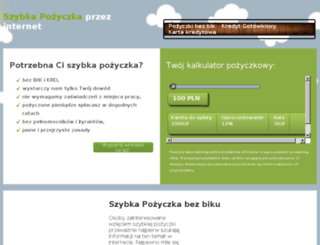 pozyczkabezbikchwilowka.pl screenshot