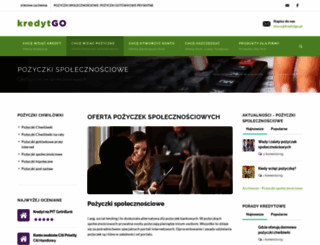 pozyczkispolecznosciowe.kredytgo.pl screenshot