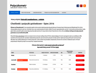 pozyczkometr.pl screenshot