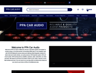 ppacaraudio.com.au screenshot