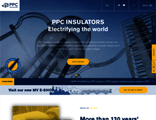 ppcinsulators.com screenshot