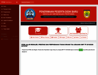 ppdb-sukoharjo.net screenshot