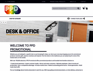 ppdpromotional.co.uk screenshot