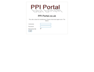 ppiportal.co.uk screenshot