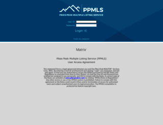 ppmls.mlsmatrix.com screenshot