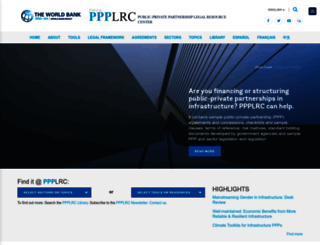 pppirc.worldbank.org screenshot