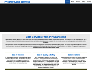 ppscaffolding.com screenshot