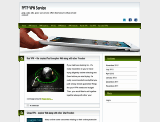 pptpvpnservice.com screenshot