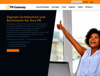 pr-gateway.de screenshot