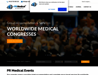 pr-medicalevents.com screenshot