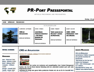 pr-port.de screenshot