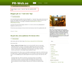pr-web.se screenshot