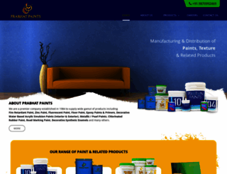 prabhatpaints.com screenshot
