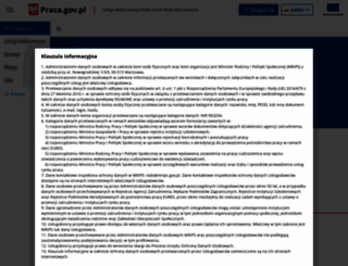 praca.gov.pl screenshot