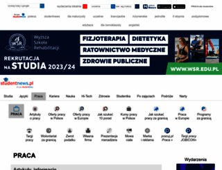 praca.studentnews.pl screenshot