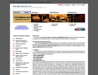 pracedyplomowe.edu.pl screenshot