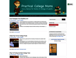 practicalcollegemoms.com screenshot