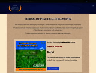 practicalphilosophy.org.za screenshot