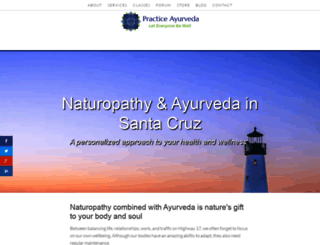practiceayurveda.com screenshot