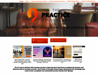 practiceoftherapy.com screenshot