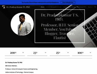 pradeepkumar.org screenshot