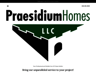 praesidiumhomes.com screenshot