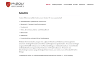 praetoria-legal.com screenshot