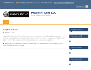 pragathisoftllc.com screenshot